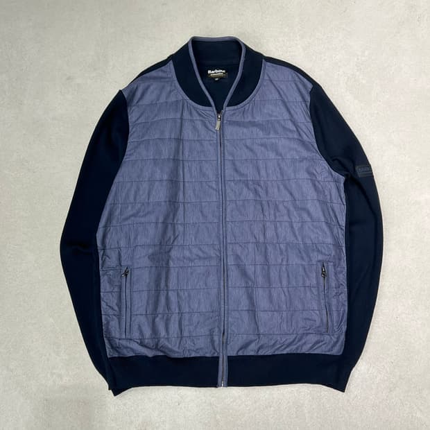 바버 인터네셔널 경량 패디드 집업 s09645