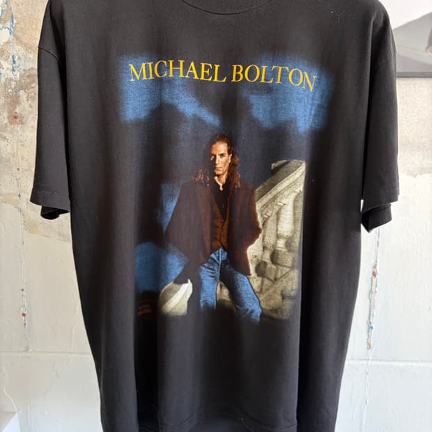 90s 마이클 볼튼 투어 티셔츠