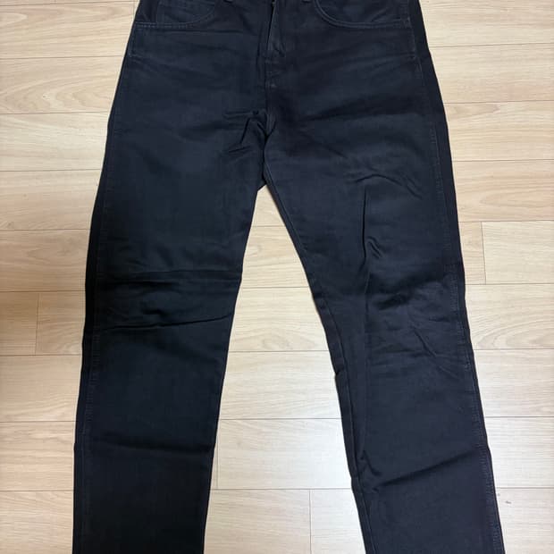 마시모두띠 스튜디오 스트레이트 블랙 데님 (30)