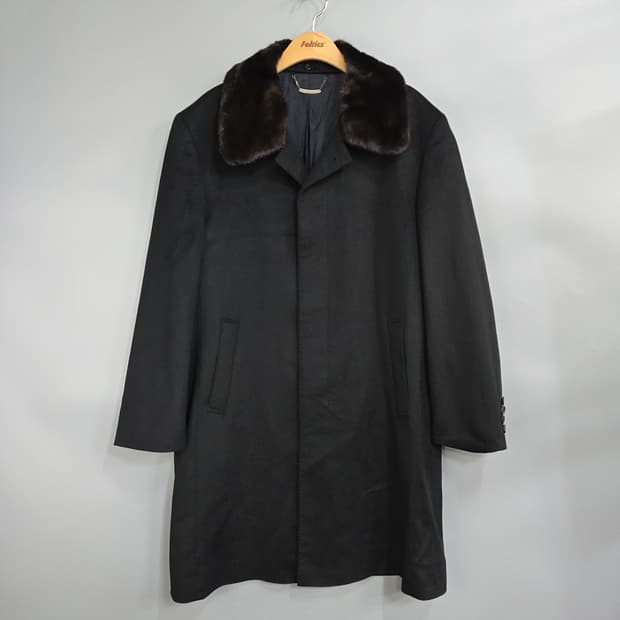 바쏘(BASSO) 캐시미어 밍크퍼 코트 105