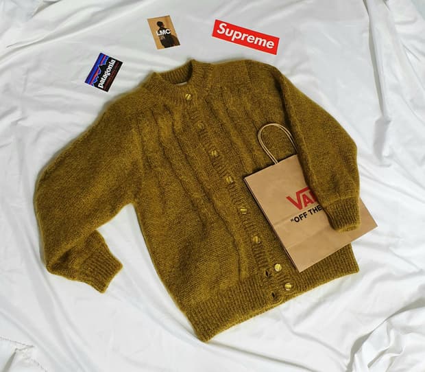 JPN 울 니트 가디건