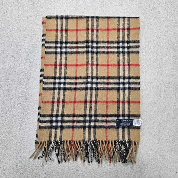 버버리 캐시미어 머플러 국택