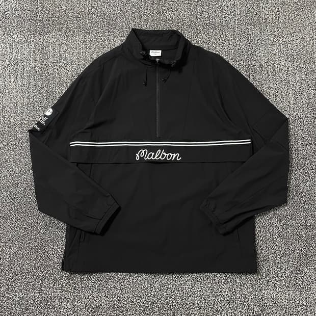빈티지9. 말본 골프 하프집업 아노락 사이드 집업 바람막이 점퍼 긴팔
