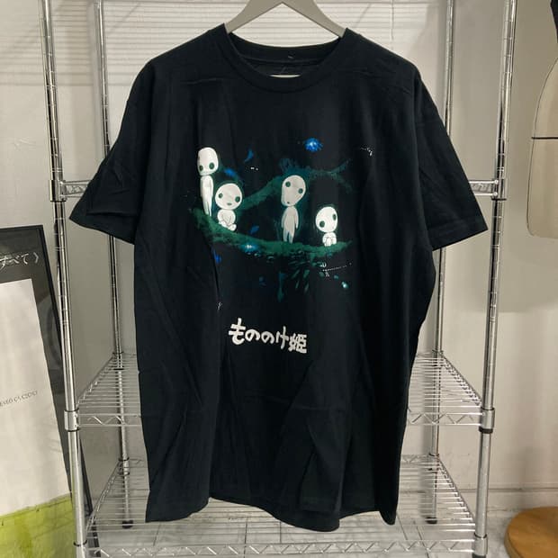 지브리 모노노케 오피셜 애니메이션 티셔츠
