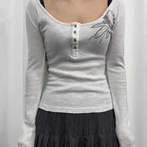 back printing slim top