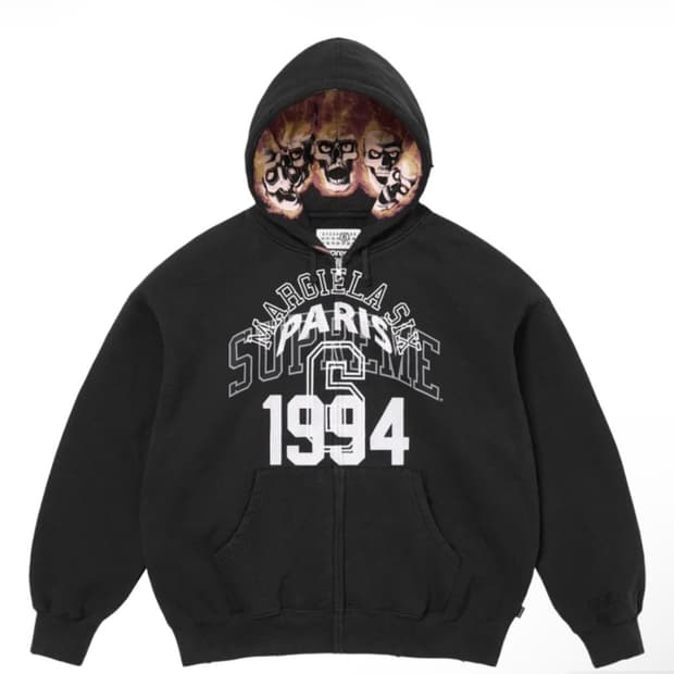 슈프림 MM6 마르지엘라 휴드집업