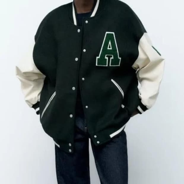 자라 바시티자켓 야구점퍼