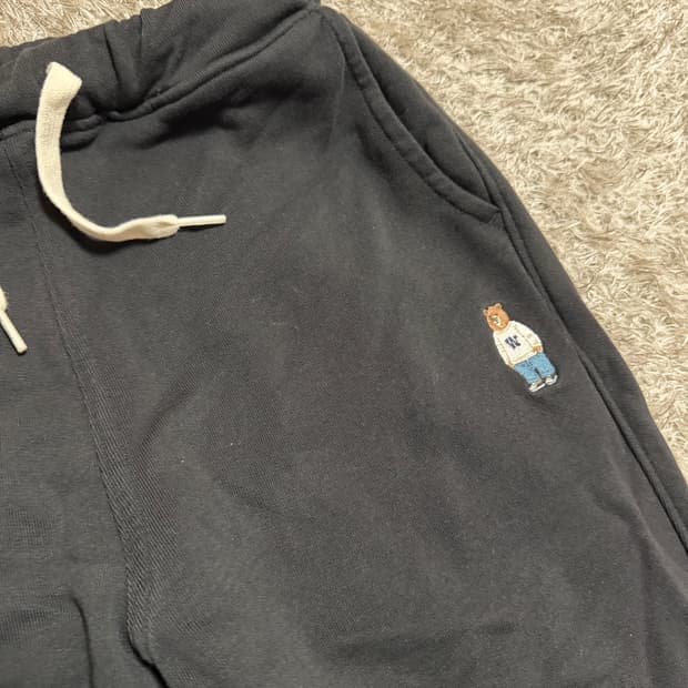 [M] WHO.A.U 후아유 트레이닝 팬츠 블랙