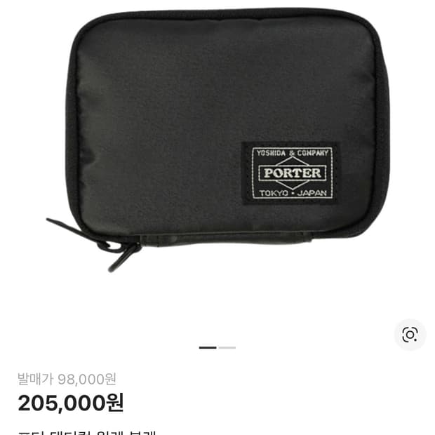 요시다 포터 택티컬 월렛 블랙