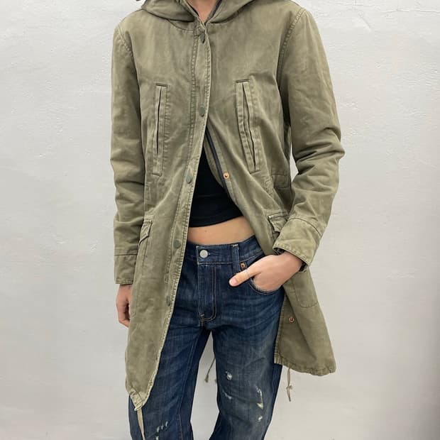 Jinnipick 지니픽 캘빈클라인 빈티지 야상 자켓