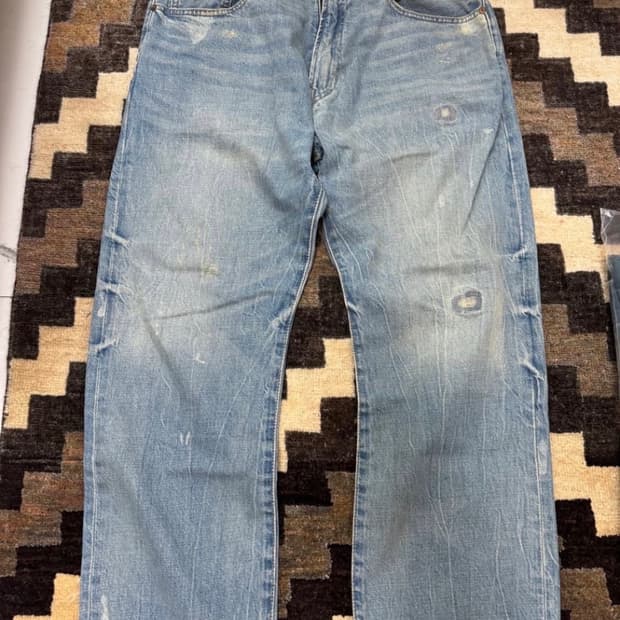 폴로 랄프로렌 디스트레스드 리페어 데님 34/30