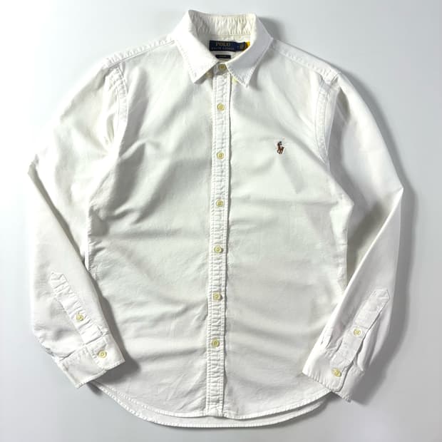Polo  폴로 랄프로렌 신형 자수 코튼 화이트 셔츠 