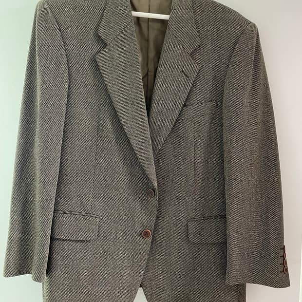 입생로랑 2B 남성 모 블레이저 자켓