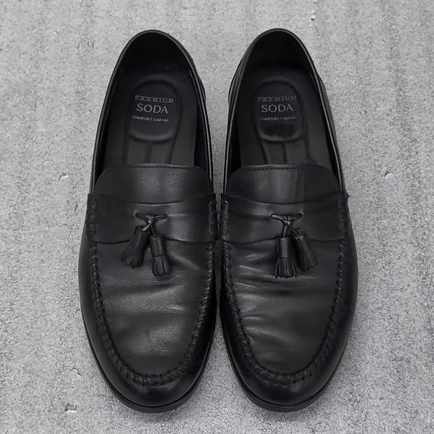 소다 남성 컴포트 캐주얼 로퍼 블랙 245mm