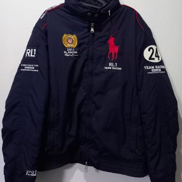 폴로 POLO 랄프로렌 빅포니 레이싱 패딩 점퍼 105/XL