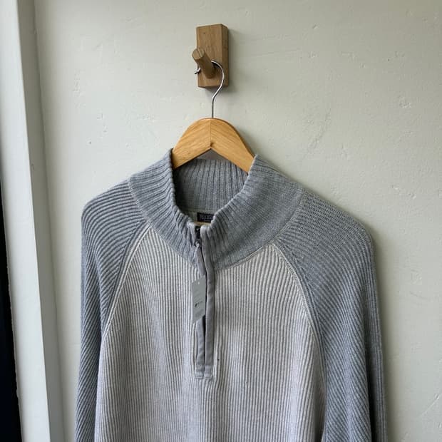 16035 - 폴로 랄프로렌 스트라이프 반집업 니트