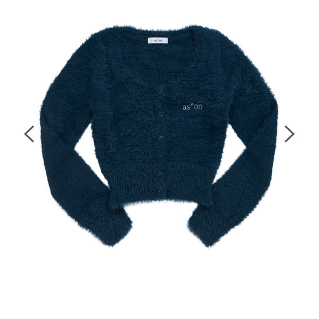 애즈온 nia hairy 가디건 