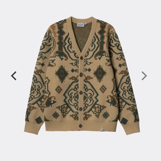 (L) 칼하트 wip VERSE CARDIGAN 가디건 더스티 브라운