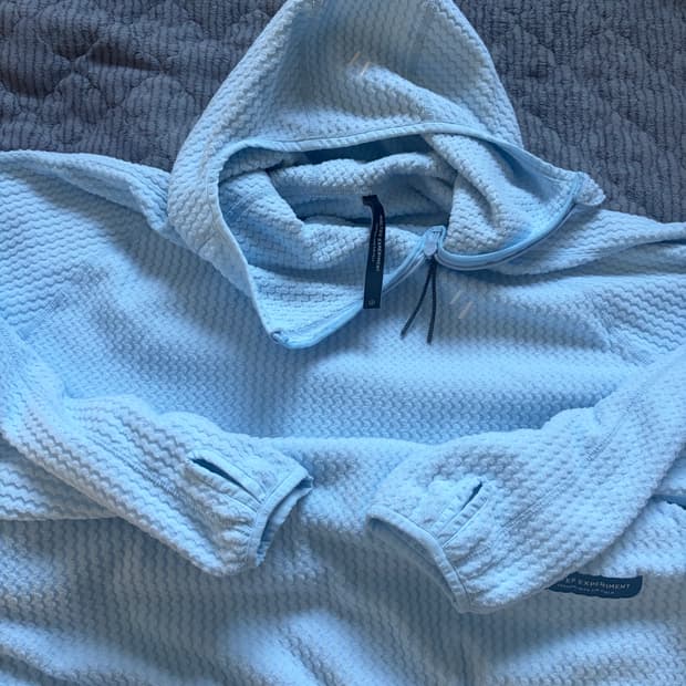 웰더 익스페리먼트 CALORA 후드 풀오버 스카이블루