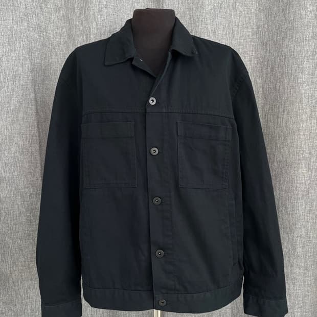 무신사스탠다드 흑청 트러커 자켓/#3508