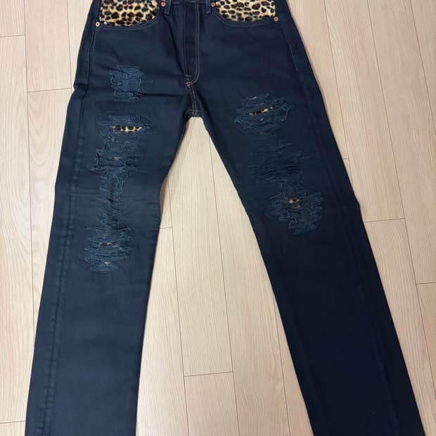 리바이스 501 레오파드 32x32