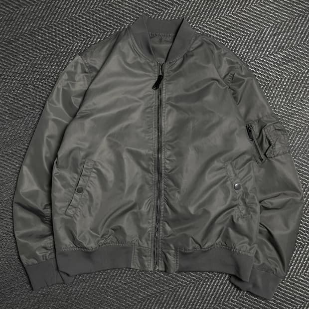 빈티지 나일론 블루종 MA-1 항공 점퍼o 5136