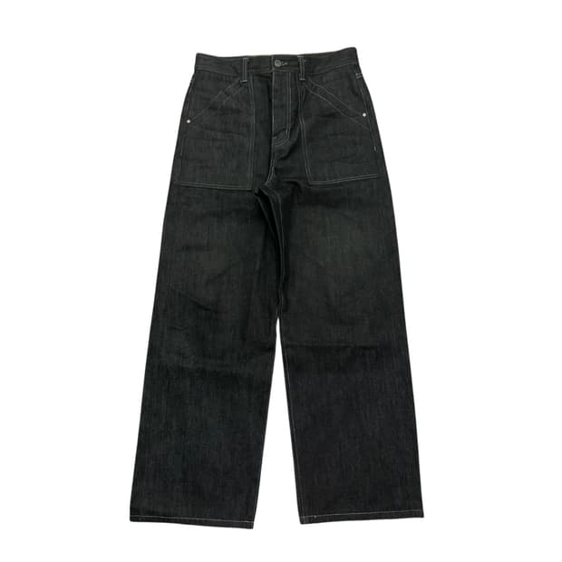 비슬로우 흑청 데님팬츠