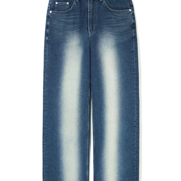 Satur 세터 브루클린 뉴트로 와이드 워시드 데님