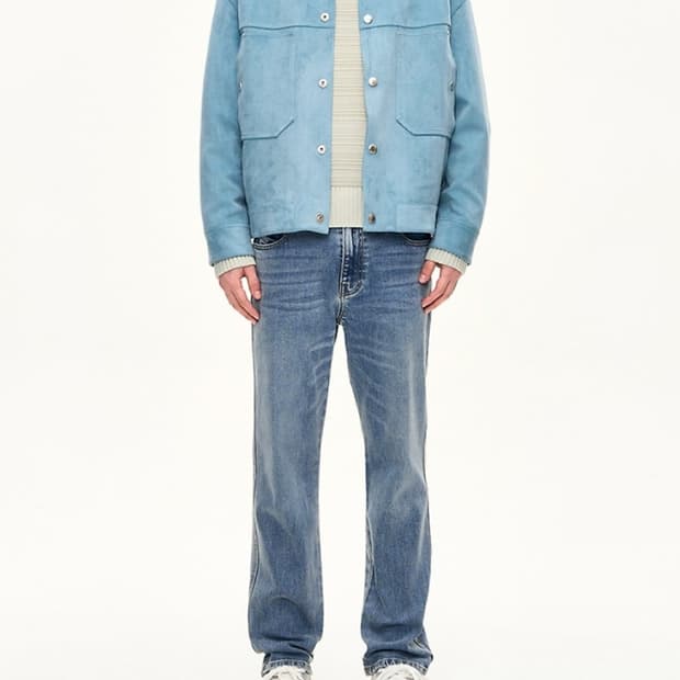 한섬 시스템 2022 스티치 포켓 점퍼 100사이즈