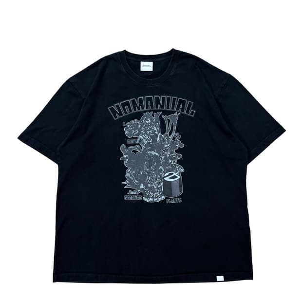 노매뉴얼 프린팅 반팔티