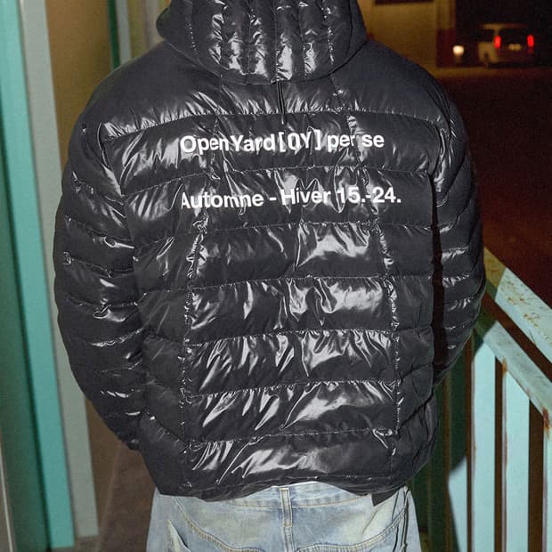 오와이 유광 경량패딩