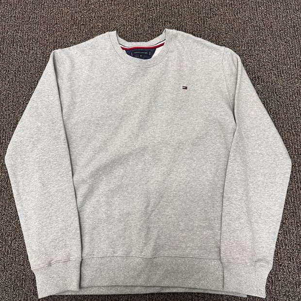 타미힐피거 맨투맨 그레이 XL
