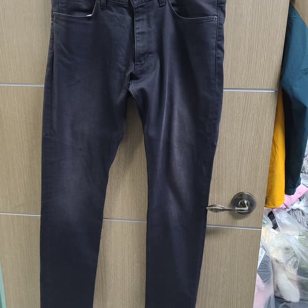 띠어리 블랙 데님 팬츠 34