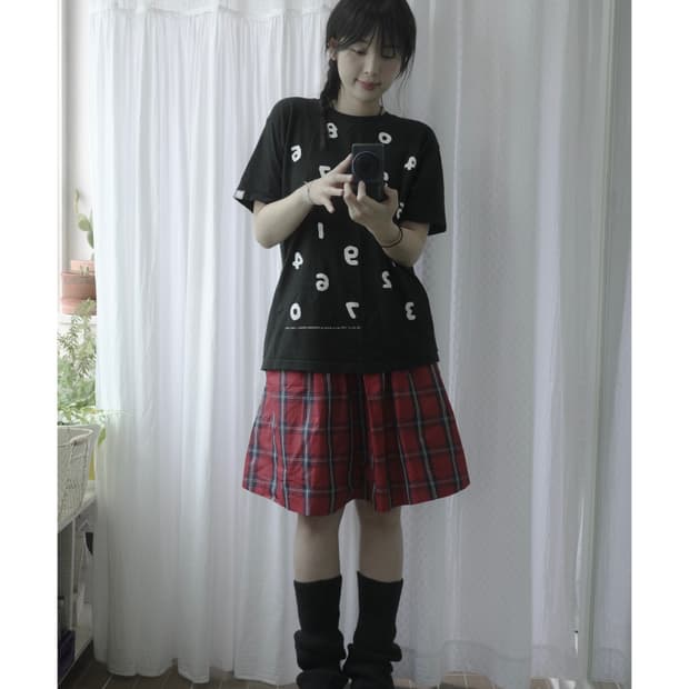 Tartan Checkered Skirt