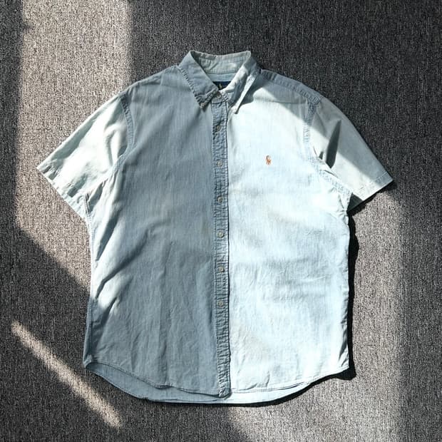 폴로 랄프로렌 데님 반팔 셔츠 