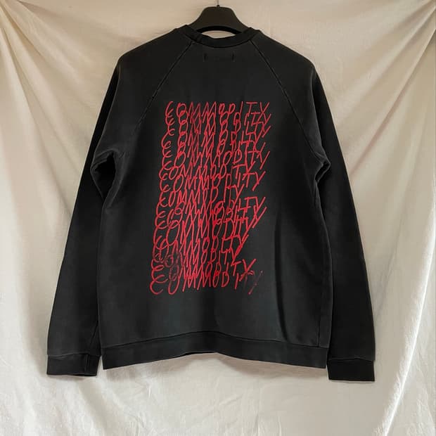 raf simons ss03 commodity sweatshirt