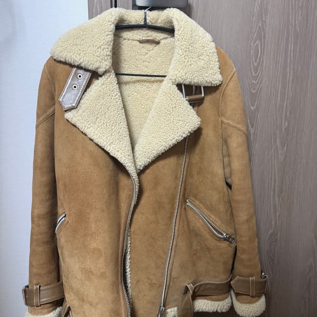 올세인츠 스웨이드 무스탕