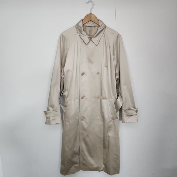 코스옴므 트렌치코트 새틴코트 105 XL