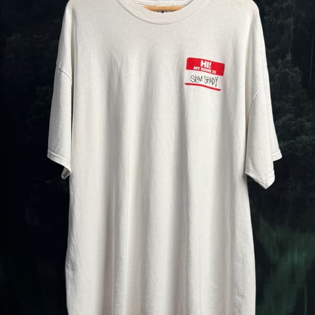(XXL) 90s 빈티지 에미넴 Hi My Name Is 랩티  
