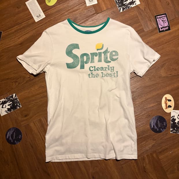 90s Vintage Sprite 프로모 링거 티셔츠