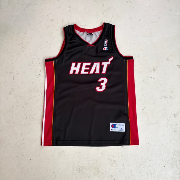 챔피온 NBA 마이애미 히트 빈티지 유니폼 나시 L
