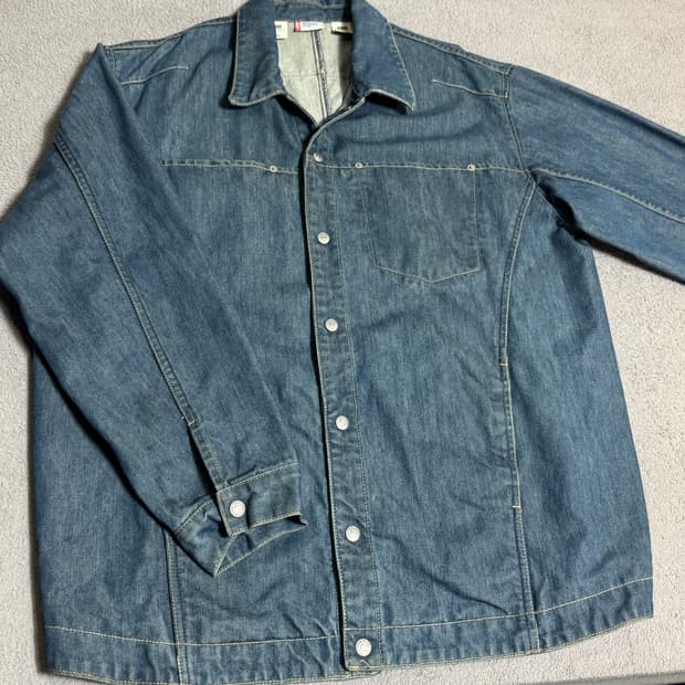 Levis 리바이스 엔지니어드 진 커버올 데님 자켓 L 