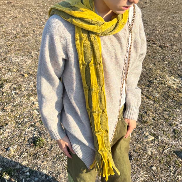 링스 스컬 머플러 