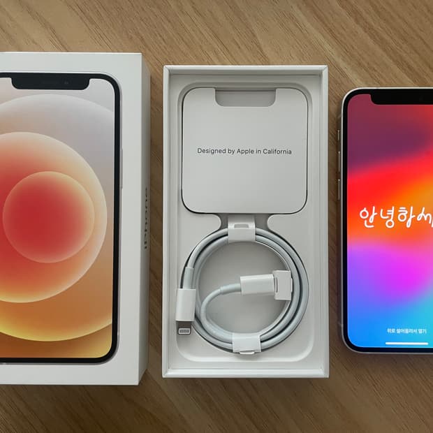 아이폰12 미니 화이트 64기가