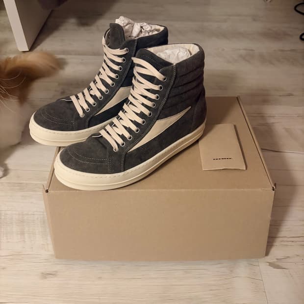 [40.5] 릭오웬스 다크쉐도우 빈티지하이 스니크 신발