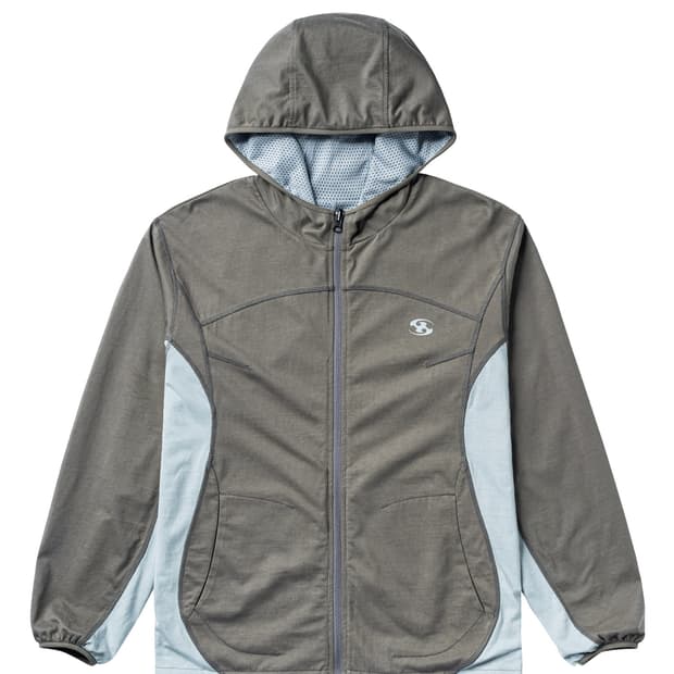 산산기어X푸마 리버시블 후디 집업 브라운 사이즈2 