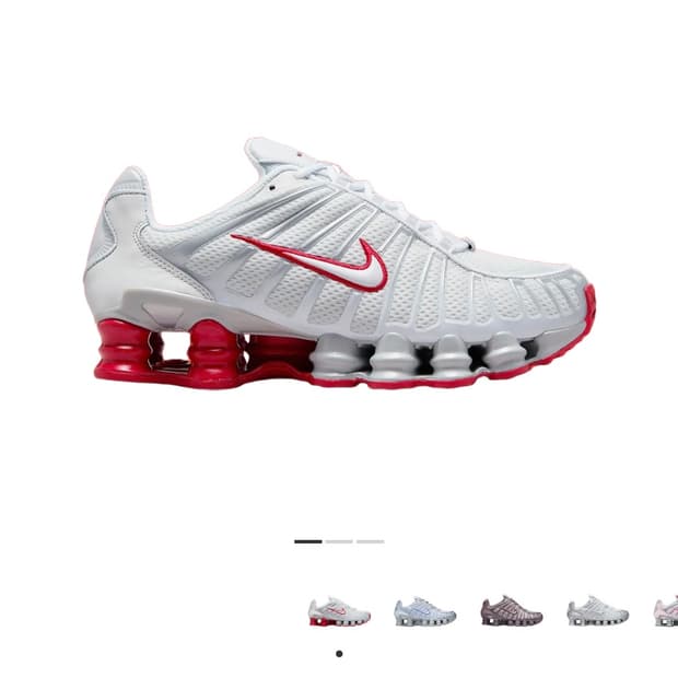 (W) 나이키 샥스 TL 플래티넘 틴트