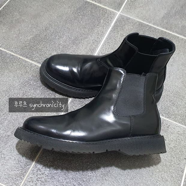 프라다 첼시 부츠 7.5 블랙