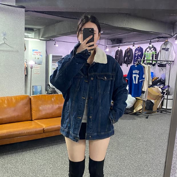 디키즈 포켓 양털 데님 자켓 B2953