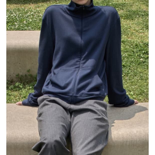 2)mudule neck zip night